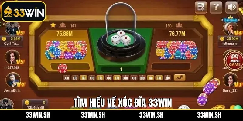Giới thiệu về game xóc đĩa online của 33Win
